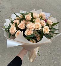 Букет Кремовые розы Латте в Керчи